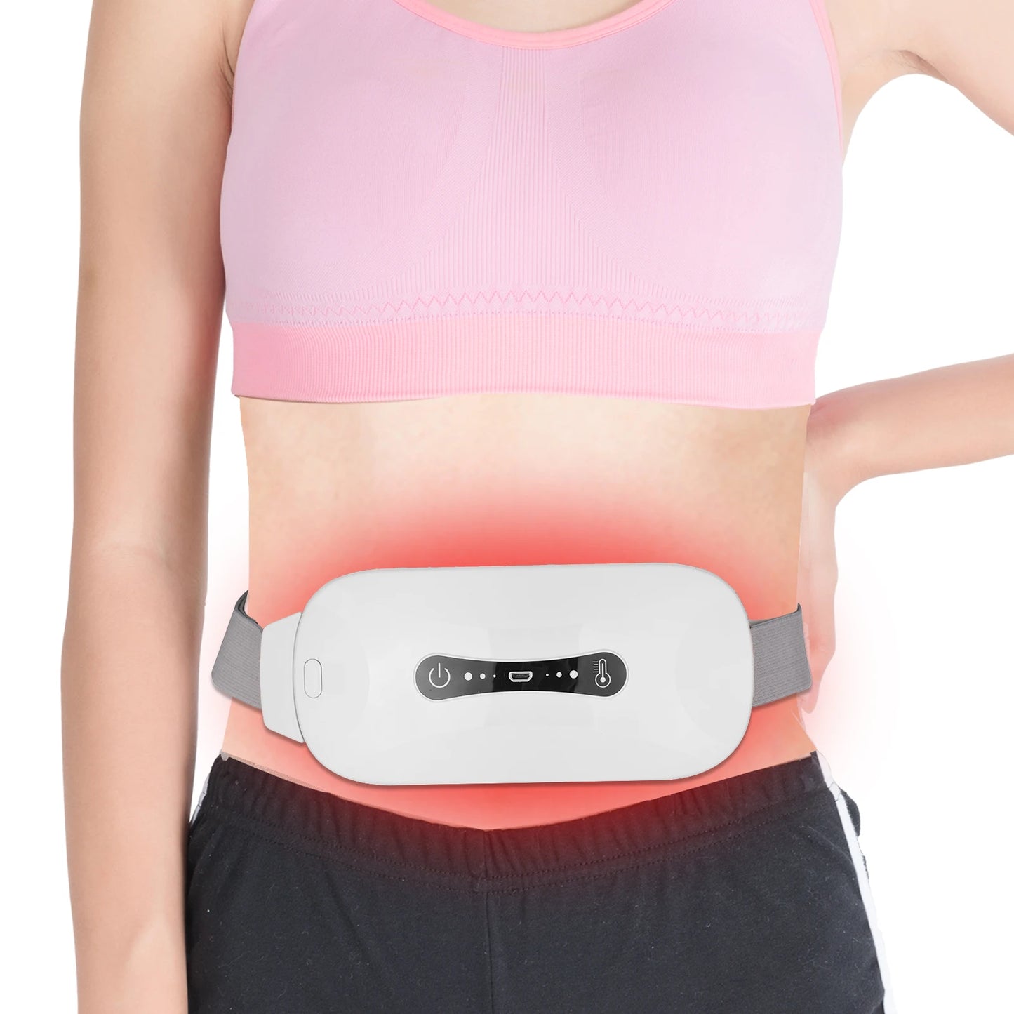 Menstrual Heating Pad Waist Massager Electric Heating Pad Relief Back Waist Pain Belt Dysmenorrhea Relief Abdominal Heating Pad